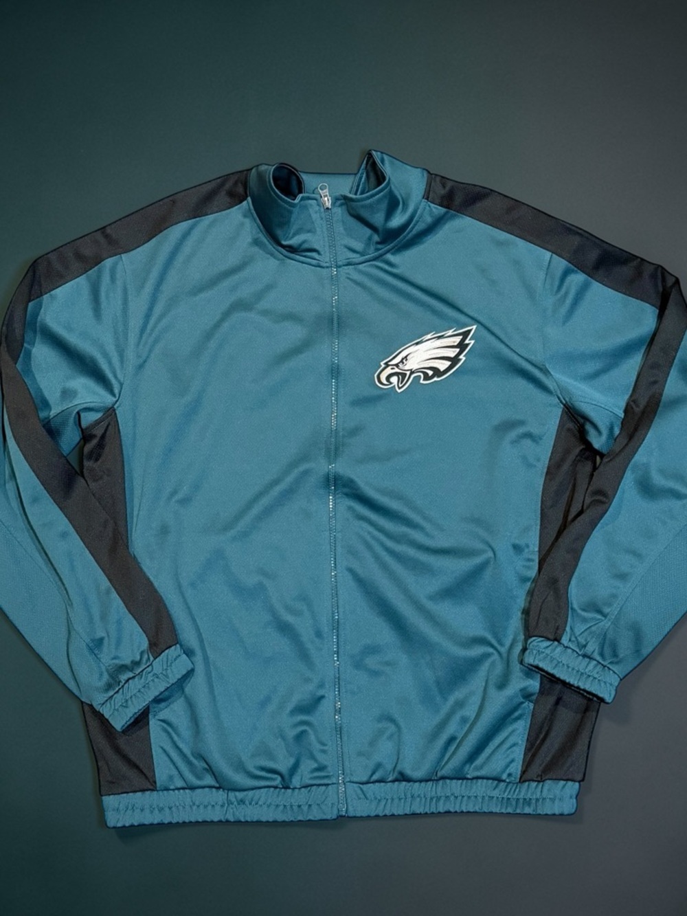 Philadelphia Eagles Teal Full Zip Jacket XL